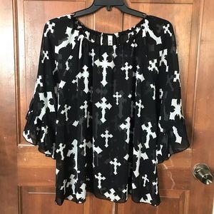 2X Cross Blouse